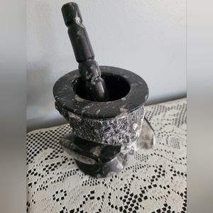 Ancient Fossil mortar and pestle
